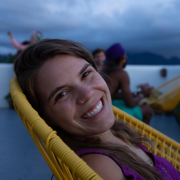 Portrait of Maya Chen, group coordinator and fusion cooking expert